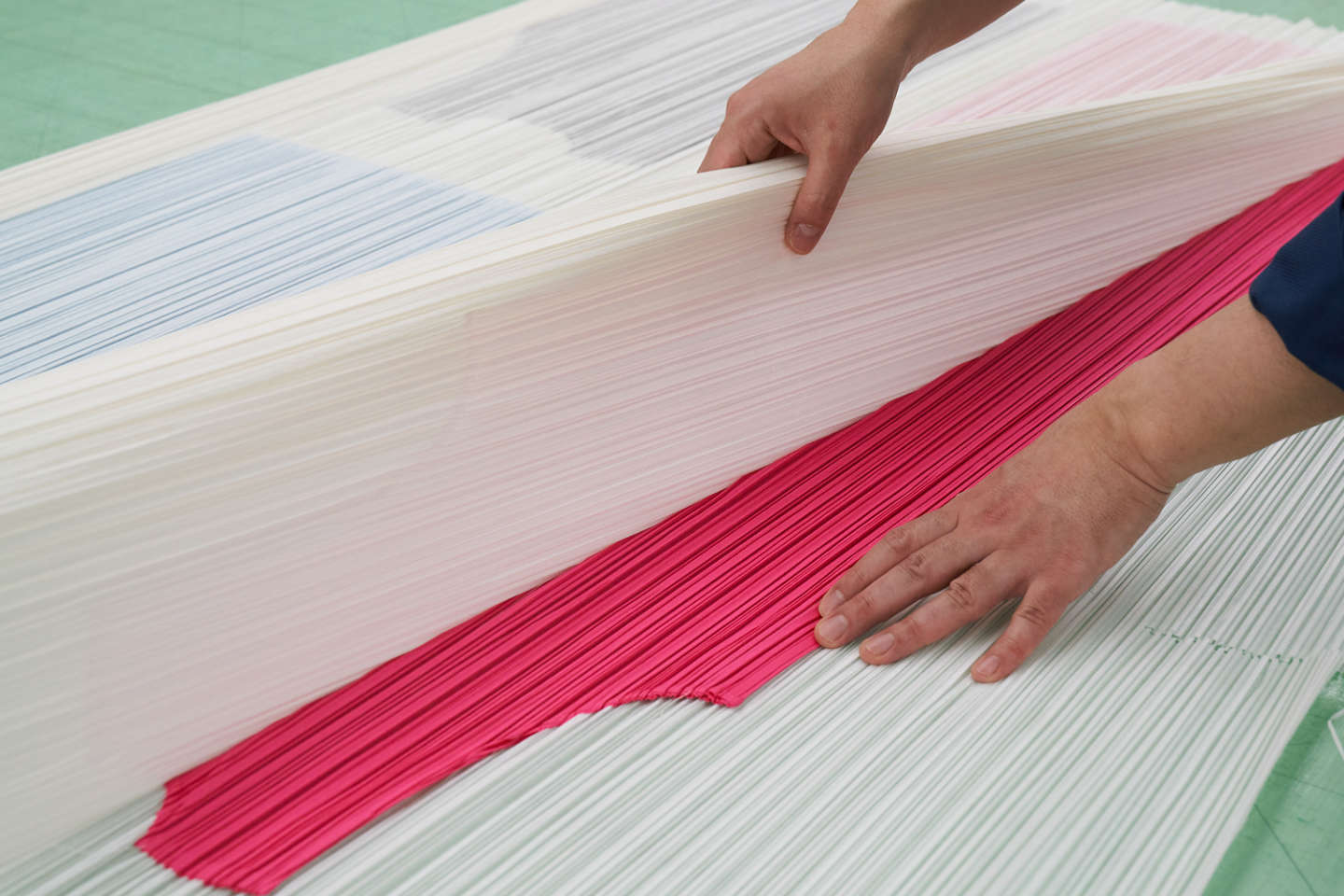 Behind the pleats of Issey Miyake, the quest for a perfect fabric